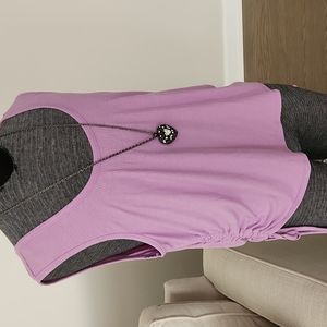 2X Love _Fire side-tie Lavender shirt